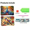 Pfau Vogel - 5d DIY Basteltasche