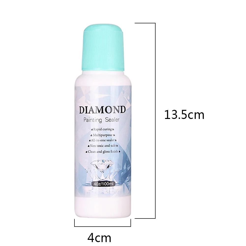 100ML Diamond Painting Glue Sealer-Permanent Hold Your Diamond Paintings（Can‘t be applied, only pressed）