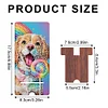 2-Pack Acrylic Bear Dog Diamond Art Phone Stand & Mirror Kit for Beginner Adult