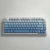 Side engraved hot-swappable RGB e-sports game wireless Bluetooth three-mode bottom light position mechanical keyboard
