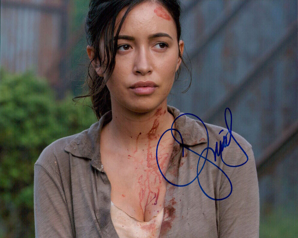 Christian Serratos (The Walking Dead) signed 8x10 Photo Poster painting