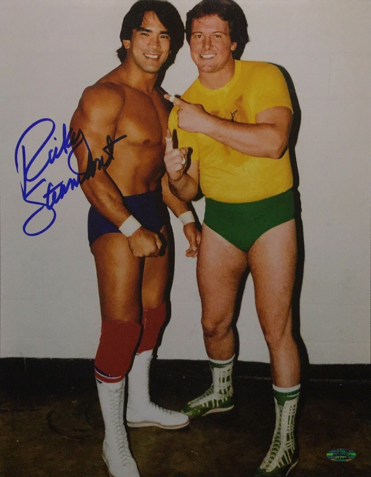 Ricky Steamboat Signed 11x14 Wrestling Photo Poster painting SA Sports Authentics COA