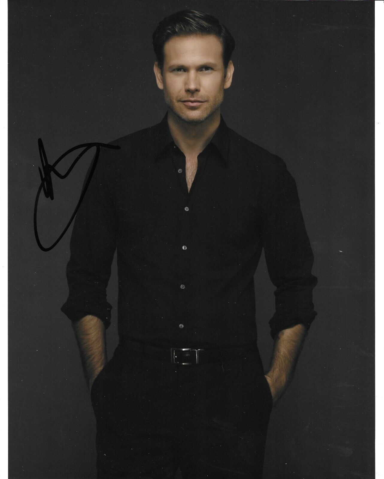 Matthew Davis The Vampire Diaries autographed Photo Poster painting signed 8x10 #6 Alaric Saltzm