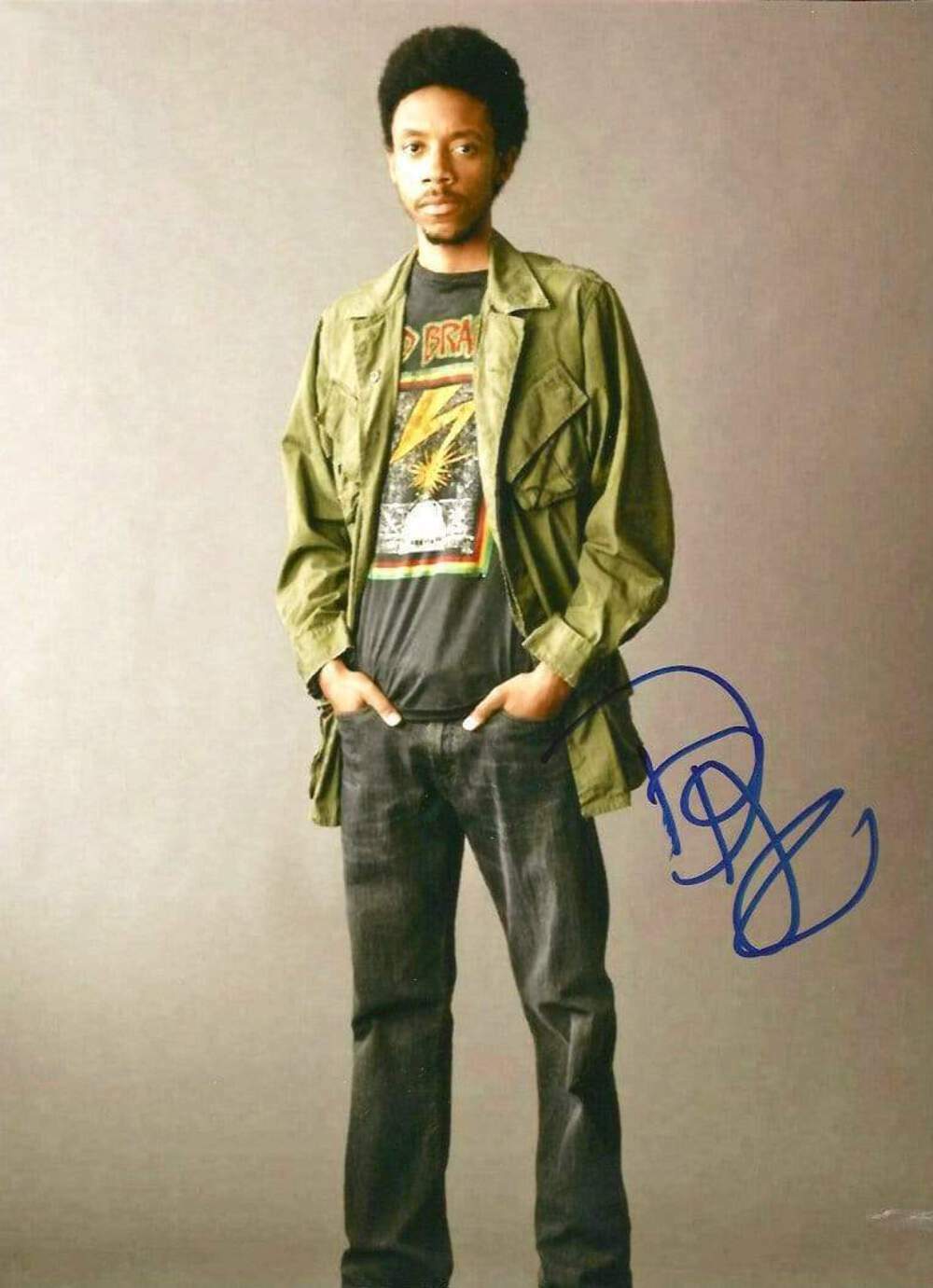 Darrell Britt-Gibson autograph, In-Person signed Photo Poster painting