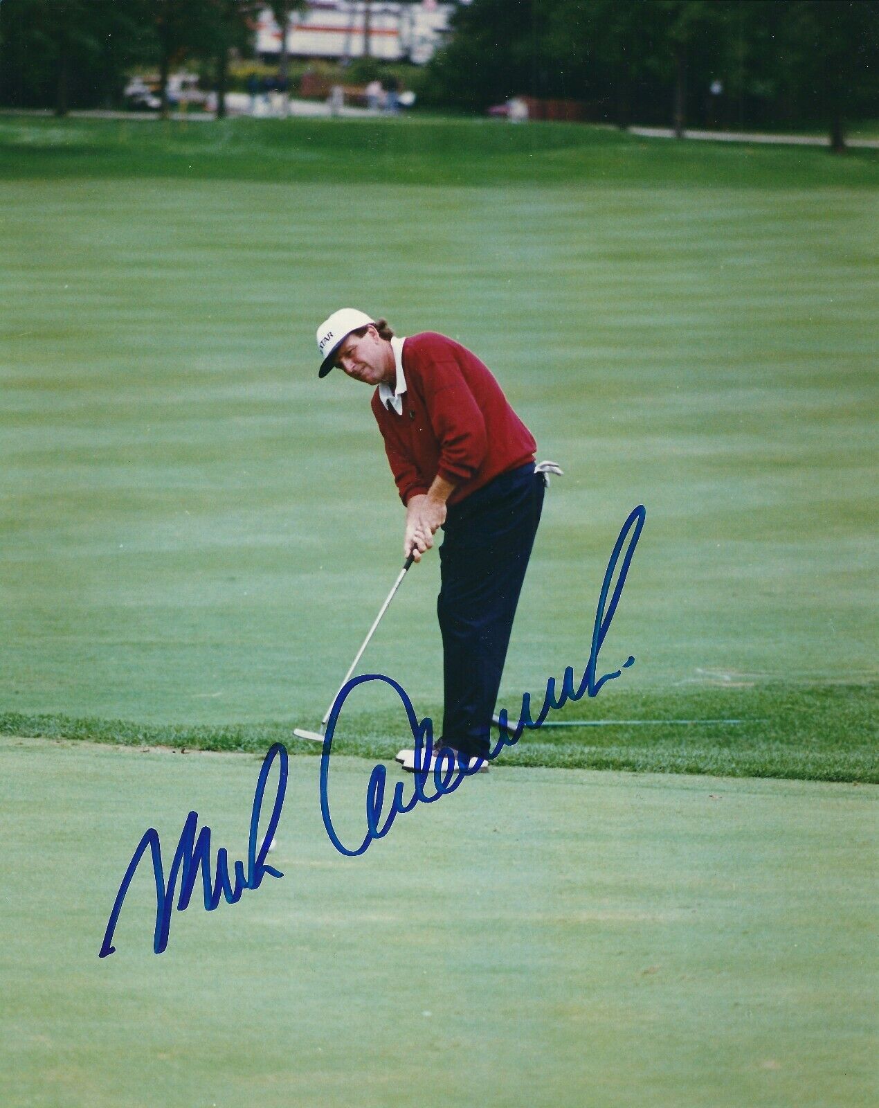 Autographed MARK CALCAVECCHIA PGA Tour 8x10 Photo Poster painting with COA