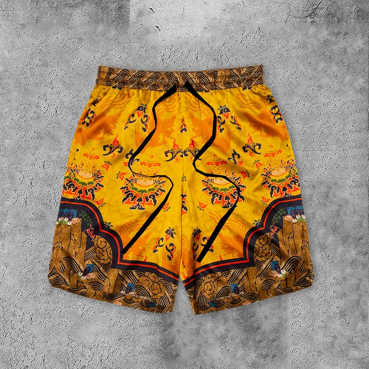 Traditional  Shorts in Yellow