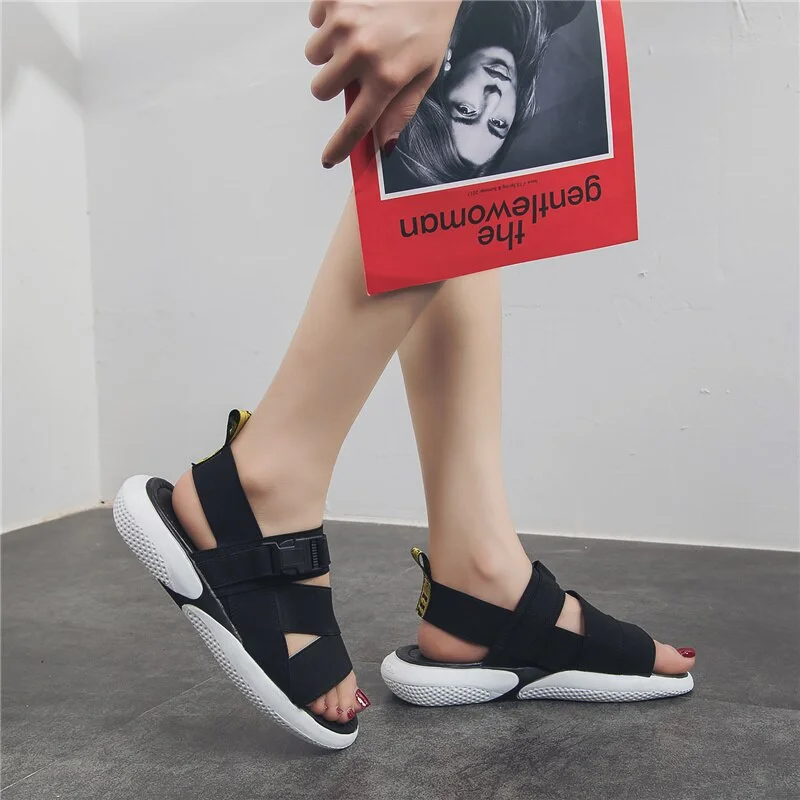 Lucyever Women Sport Sandals Flat Summer Platform Open Toe Outdoor Beach Sandals Female Walking Ladies Comfort Casual Shoes 2020