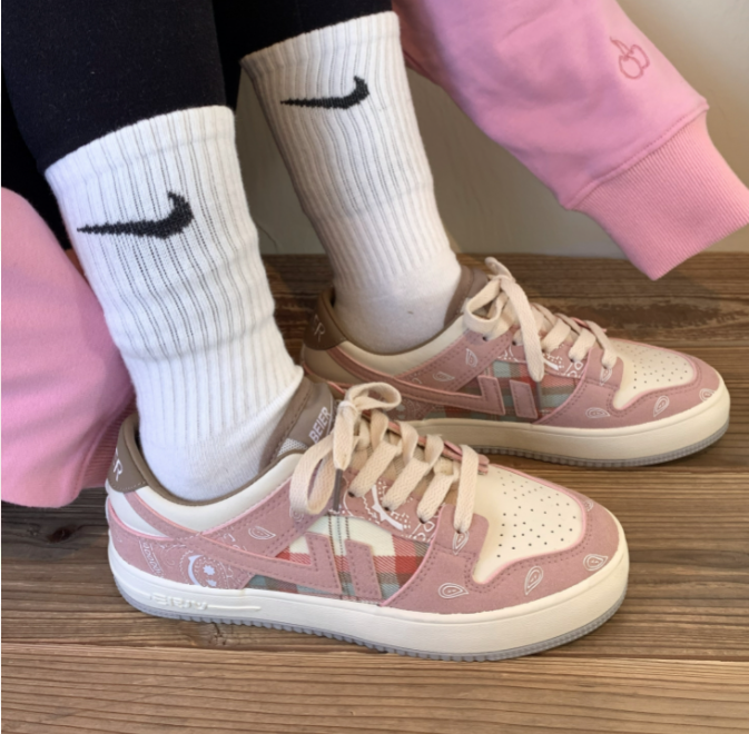 Ulzzang Casual Pink Shoes BE971