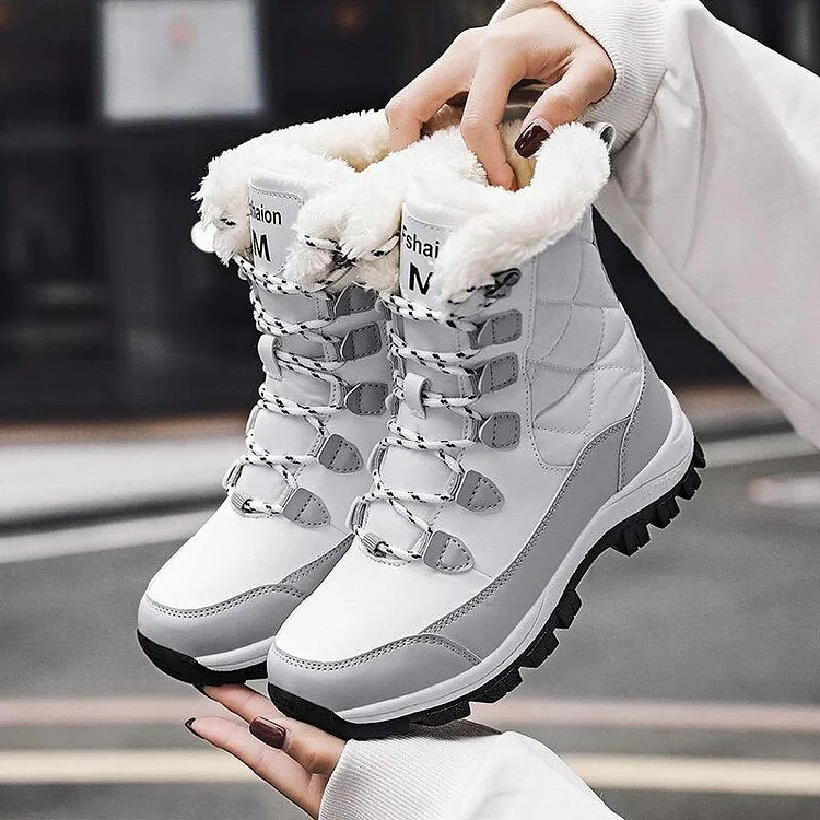 Long Tube Snow Boots