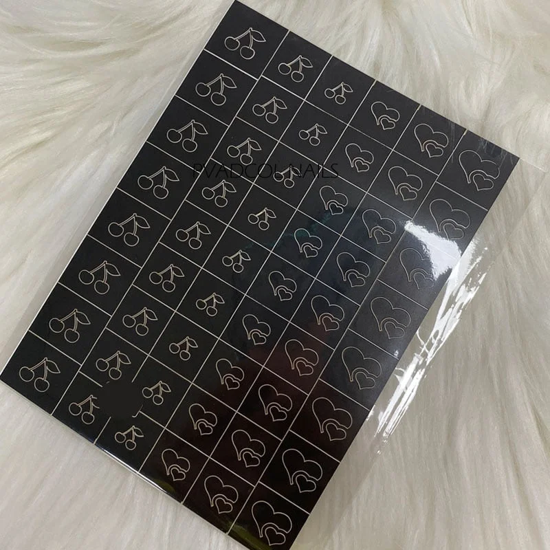 Nail Art Airbrush Stencils for Fun Prints Sticker Decals Airbrush Nails Trendy Salon Manicure Supply-Nail Inspo