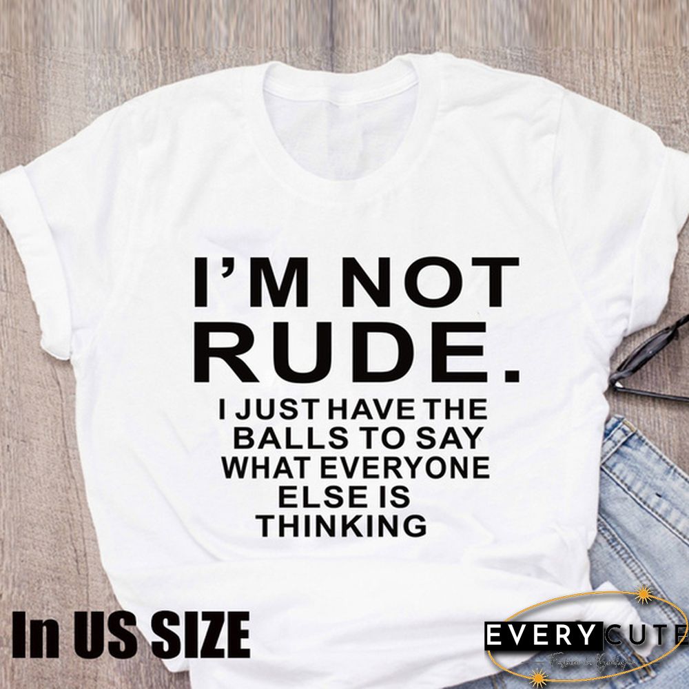 Cool Tee for Women, Loose T Shirt for Girls, Casual Wear