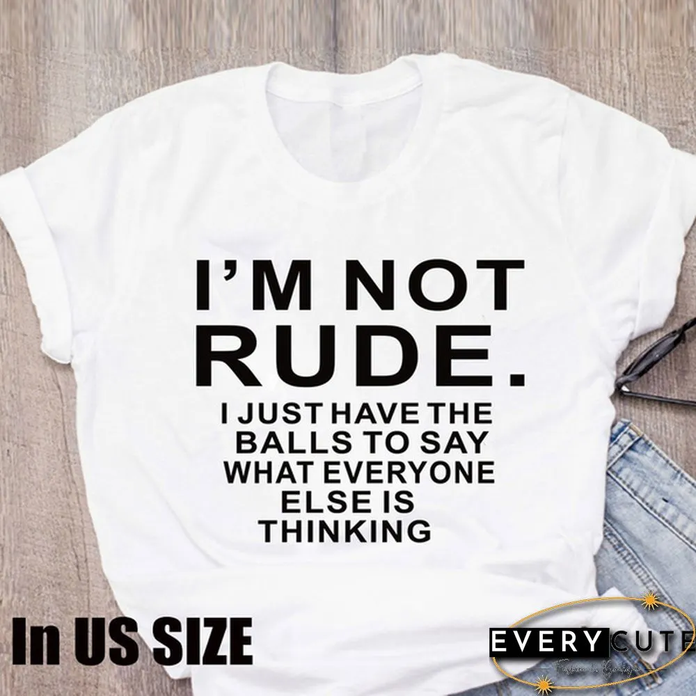 Cool Tee for Women, Loose T Shirt for Girls, Casual Wear