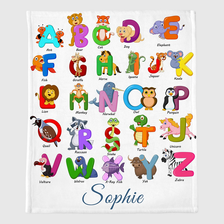 Personalized Lovely Kid Blanket for Comfort & Unique | BKKid38