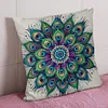 Mandala-11CT Stamped Cross Stitch Pillowcase 45*45cm tapestrymarket