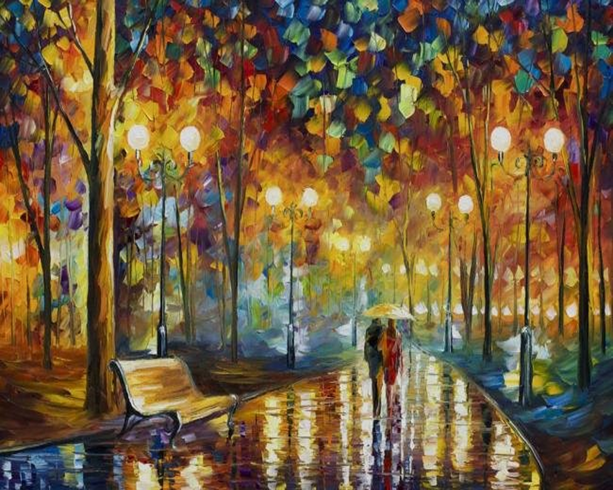 DIY Painting By Numbers | Rainy day lovers on the trail