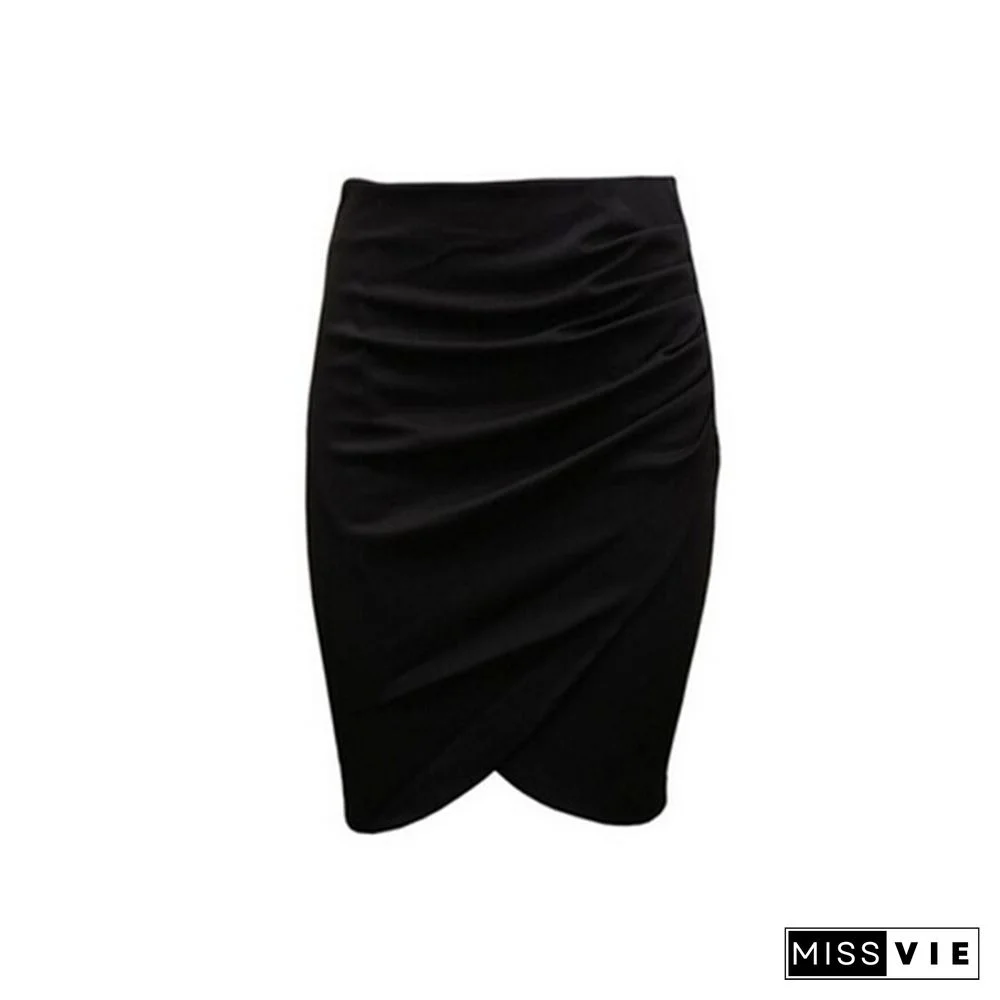 Women's Business Suit Pencil Skirt Summer Ol Skirts For Women Knee Length Step Skirt