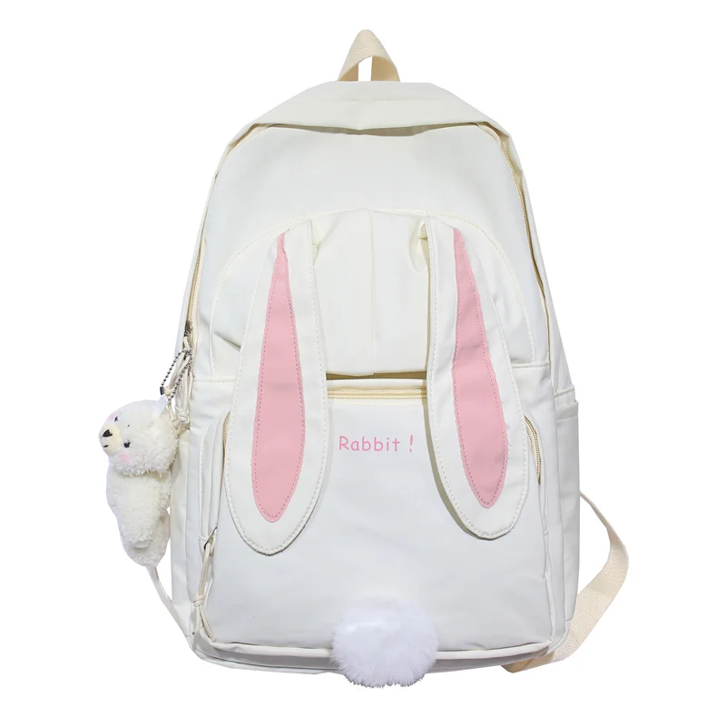 Cute Rabbit Young Girl School Backpack SP17464