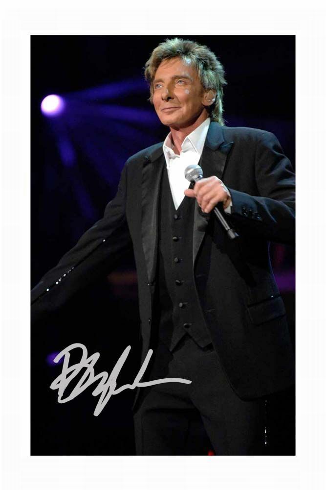 BARRY MANILOW AUTOGRAPH SIGNED Photo Poster painting POSTER PRINT