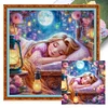 (Multi-Style)Disney Princess-11CT/18CT Stamped Cross Stitch 50*50cm/30*30cm