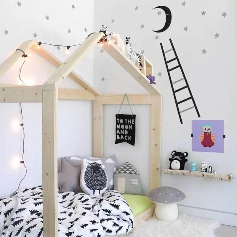 Baby Nursery Little Stars Wall Stickers For Kids Room Wall Decal Children Room Wall Sticker Kids Room Wall Art Home Decoration