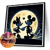 Diamond Painting-DIY Full Round Drill Cartoon Silhouette