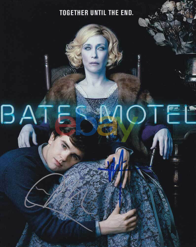 Bates Motel  Autographed Cast Photo Poster painting Signed 8x10 reprint