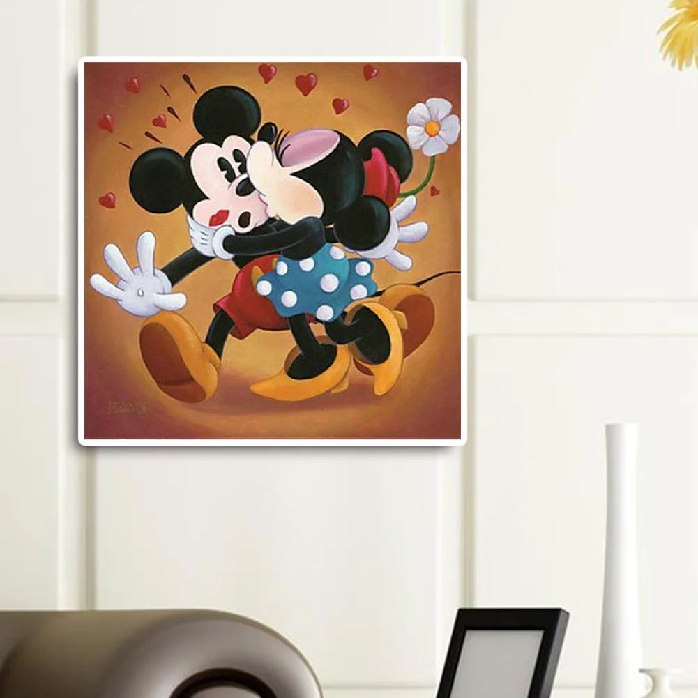 5D DIY Full Square Drill Diamond Painting Kit Mickey Minnie Decoration (ZQA670)