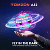 TOMZON A32 Flying Toy, Flying Orb Ball Hover Ball Outdoor Flying Galaxy Ball with RGB LED Light Spinner, Mini Drone Boomerang Nebula Orb Soring UFO