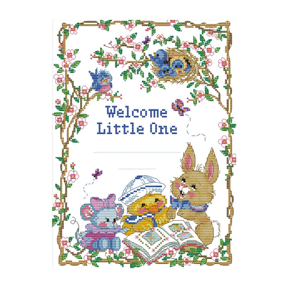 

Birth Certificate - 14CT Stamped Cross Stitch - 35*28cm, 501 Original