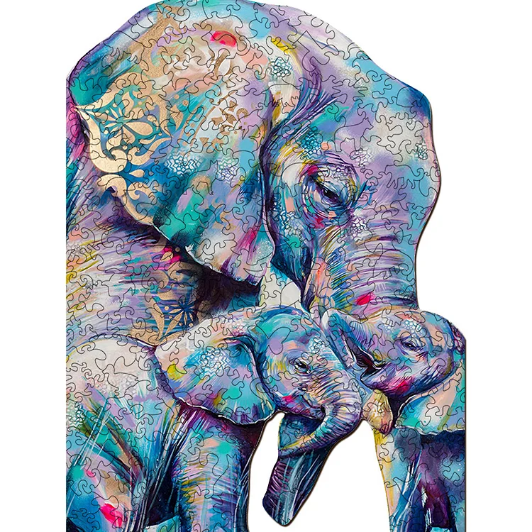 Elephant Wooden Jigsaw Puzzle