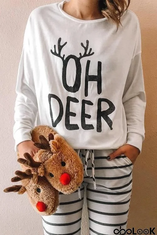 Oh Deer Long Sleeve T Shirt