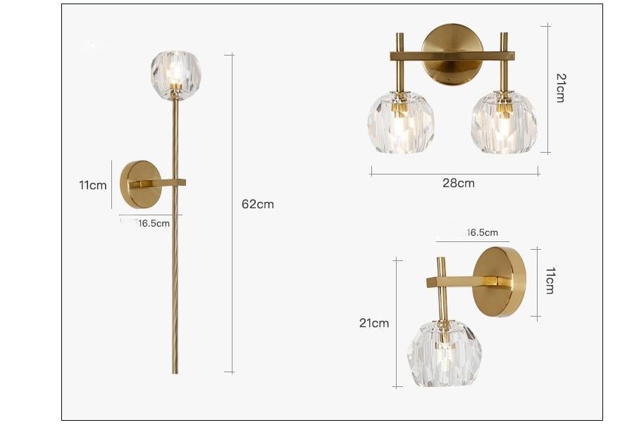 Modern Minimalist Bedside Wall Lamp Bedroom Living Room Background Wall