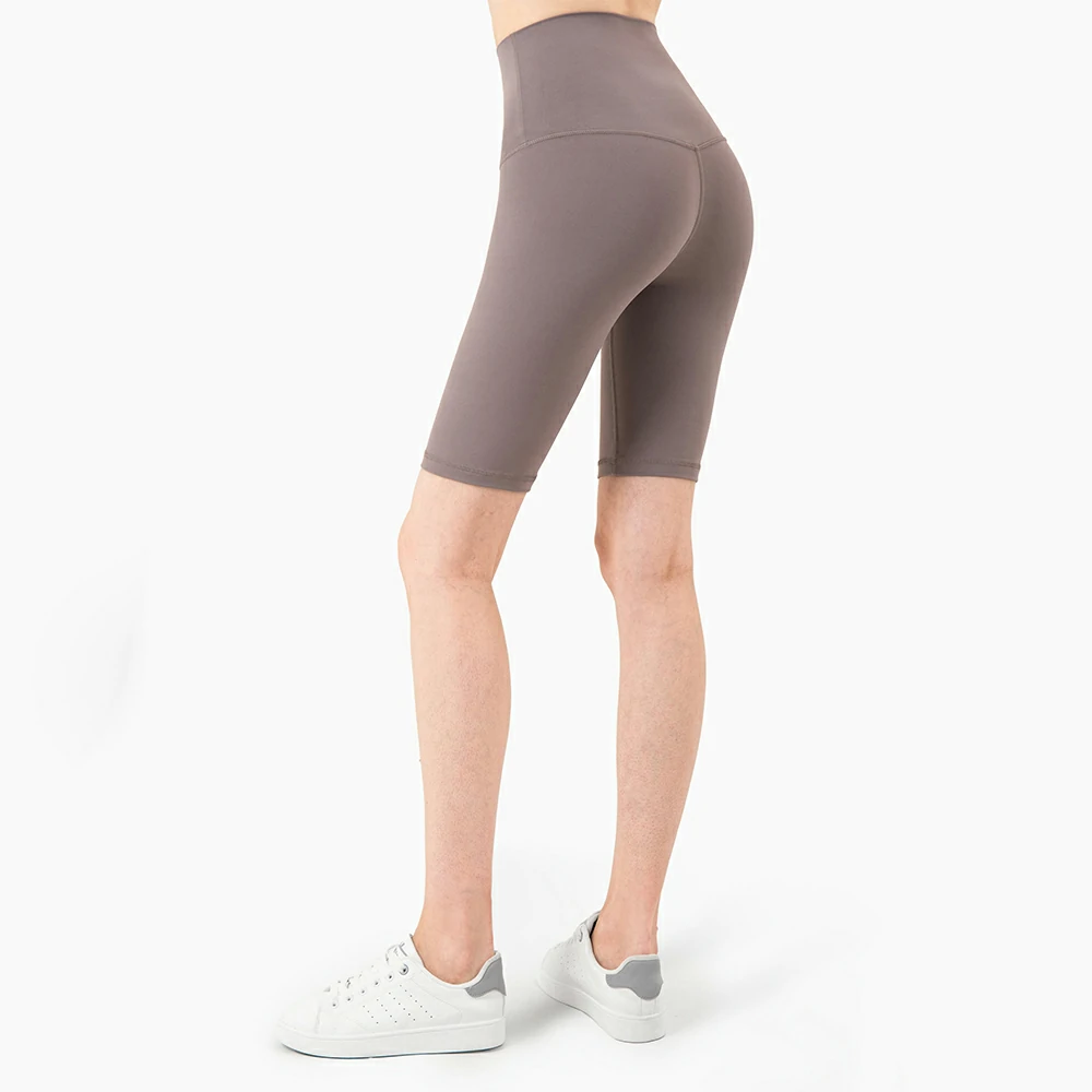 High waisted compression biker shorts