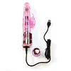 Rechargeable thrusting butterfly Rabbit vibrator with rotating beads