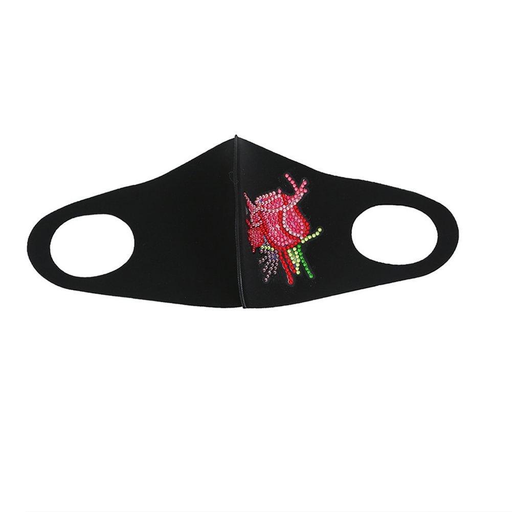 DIY Diamond Painting Face Mask Kit Craft Dustproof Decorative Face Cover