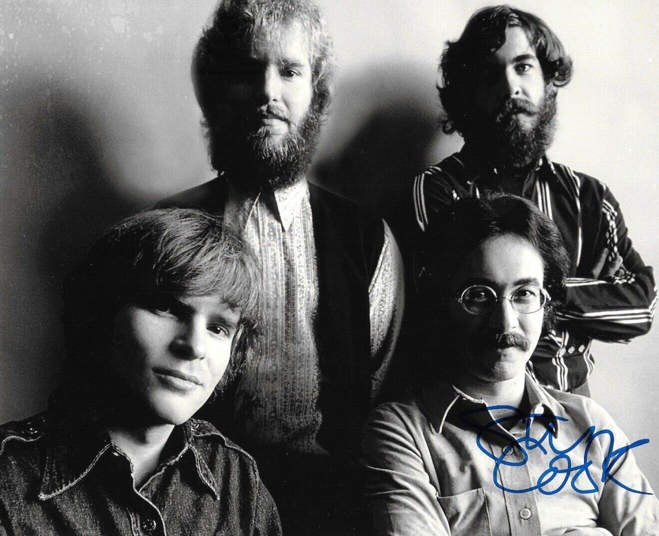 * CREEDENCE CLEARWATER REVIVAL * signed 8x10 Photo Poster painting * STU COOK * 2