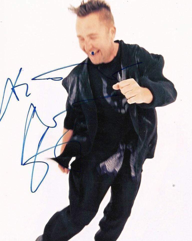 Nigel Kennedy autograph, In-Person signed Photo Poster painting with sketch