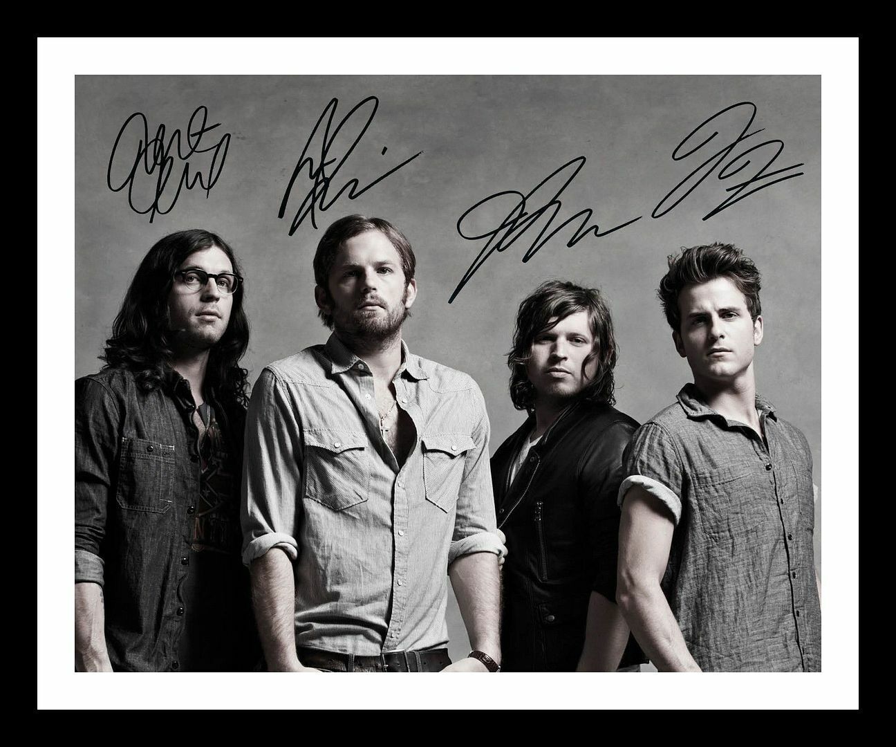 Kings Of Leon Autograph Signed & Framed Photo Poster painting 4