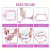 2 Tier Square Embroidery Hoop Removable Snap Sewing Frame for Quilting Stitching