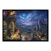 (Big Size)Beauty And The Beast - 11CT Counted Cross Stitch - 80*55cm - Disney