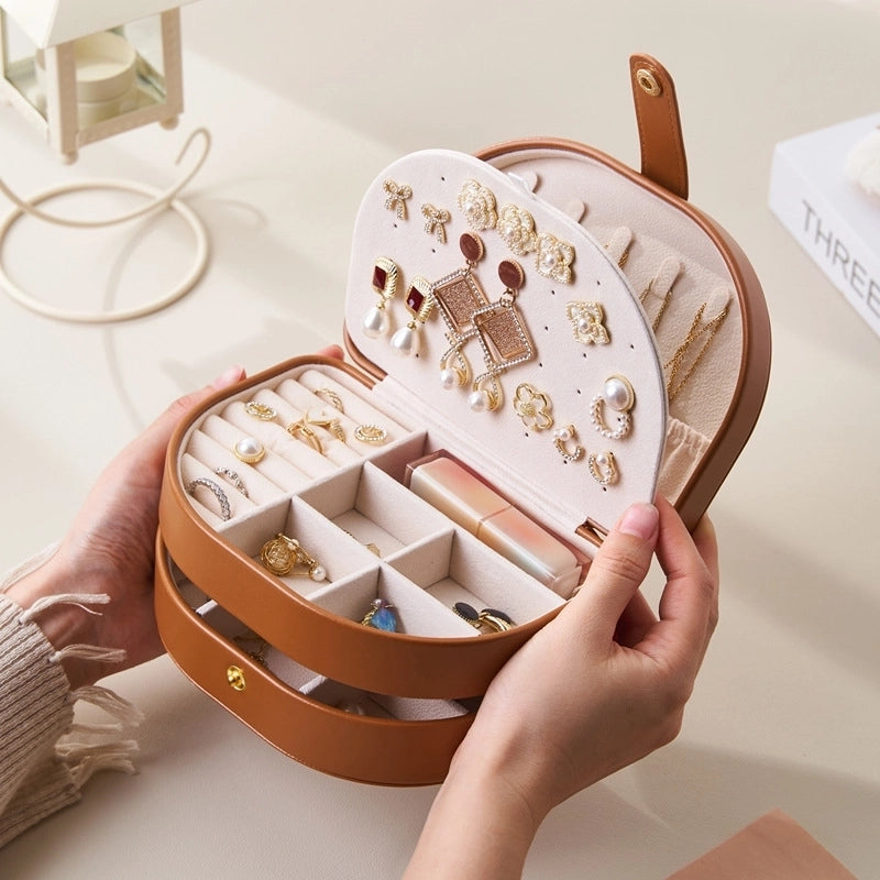 New Style Portable Jewelry Box Earrings Earrings Necklace Jewelry Storage Box Bracelet Jewelry Storage Box