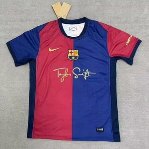 2024/2025 Barcelona Home Taylor Swift Joint Edition Football Shirt 1:1 Thai Quality