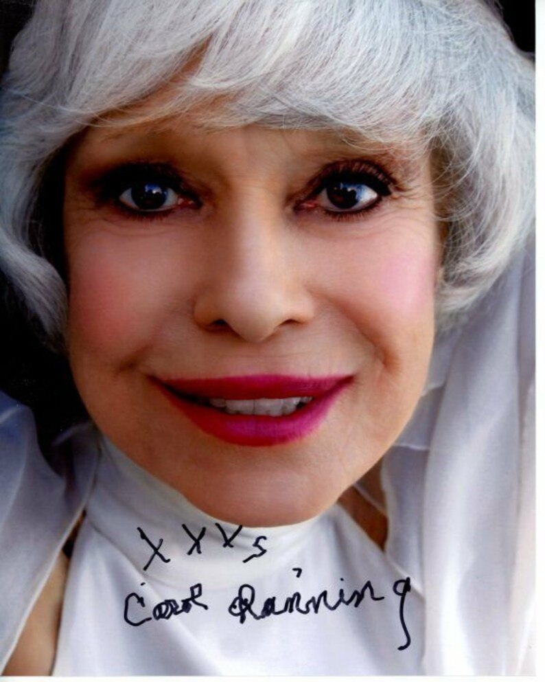 Carol channing signed autographed 8x10 Photo Poster painting