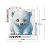 >SALE<5D DIY Full Round Drill Diamond Painting Bear Kit Home Decoration (B6676)