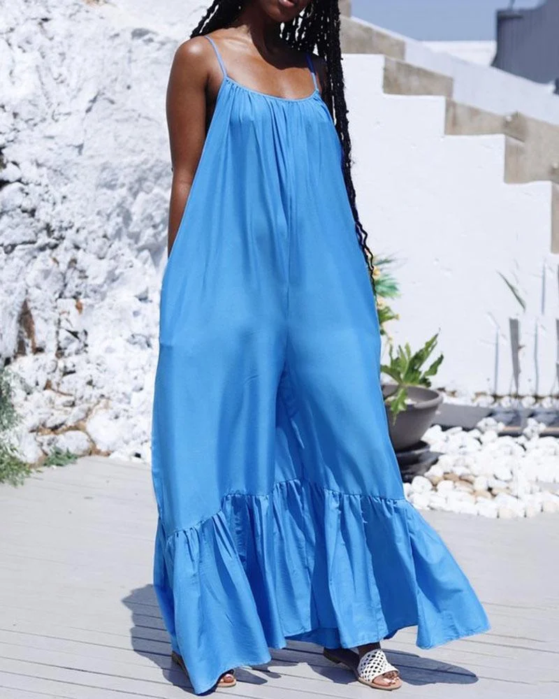 Casual Pocket Jumpsuit