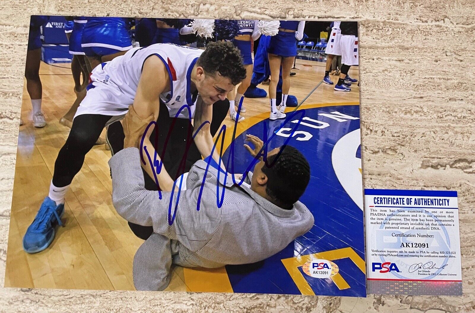 RJ. Hunter Georgia State University Autographed Signed 8X10 Photo Poster painting PSA/DNA COA