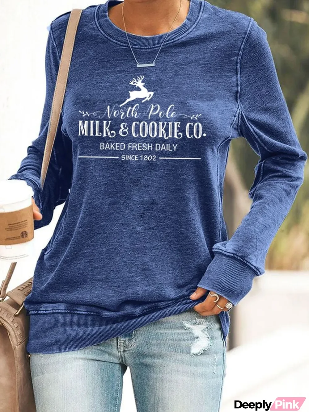 Women's North Pole Milk Cookie Co Casual Sweatshirt