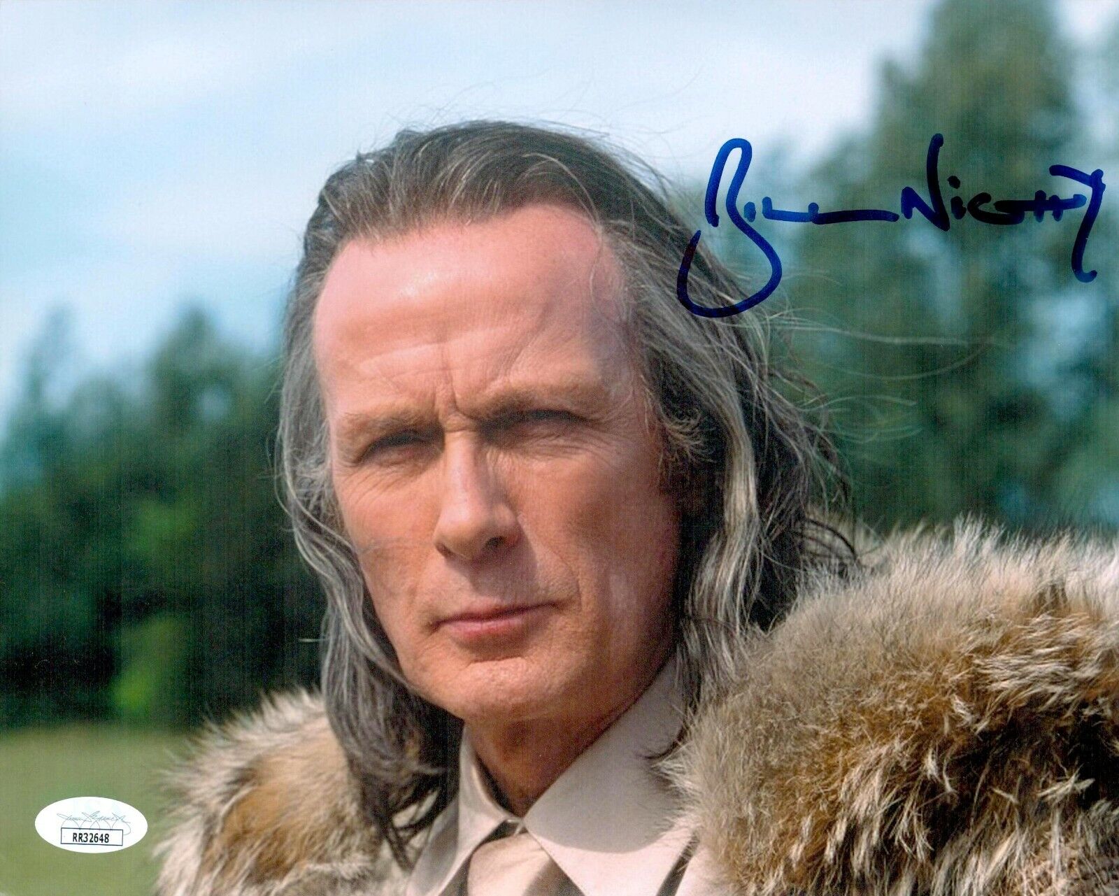 BILL NIGHY Signed 8x10 Photo Poster painting HITCHHIKERS GUIDE TO THE GALAXY JSA COA Cert