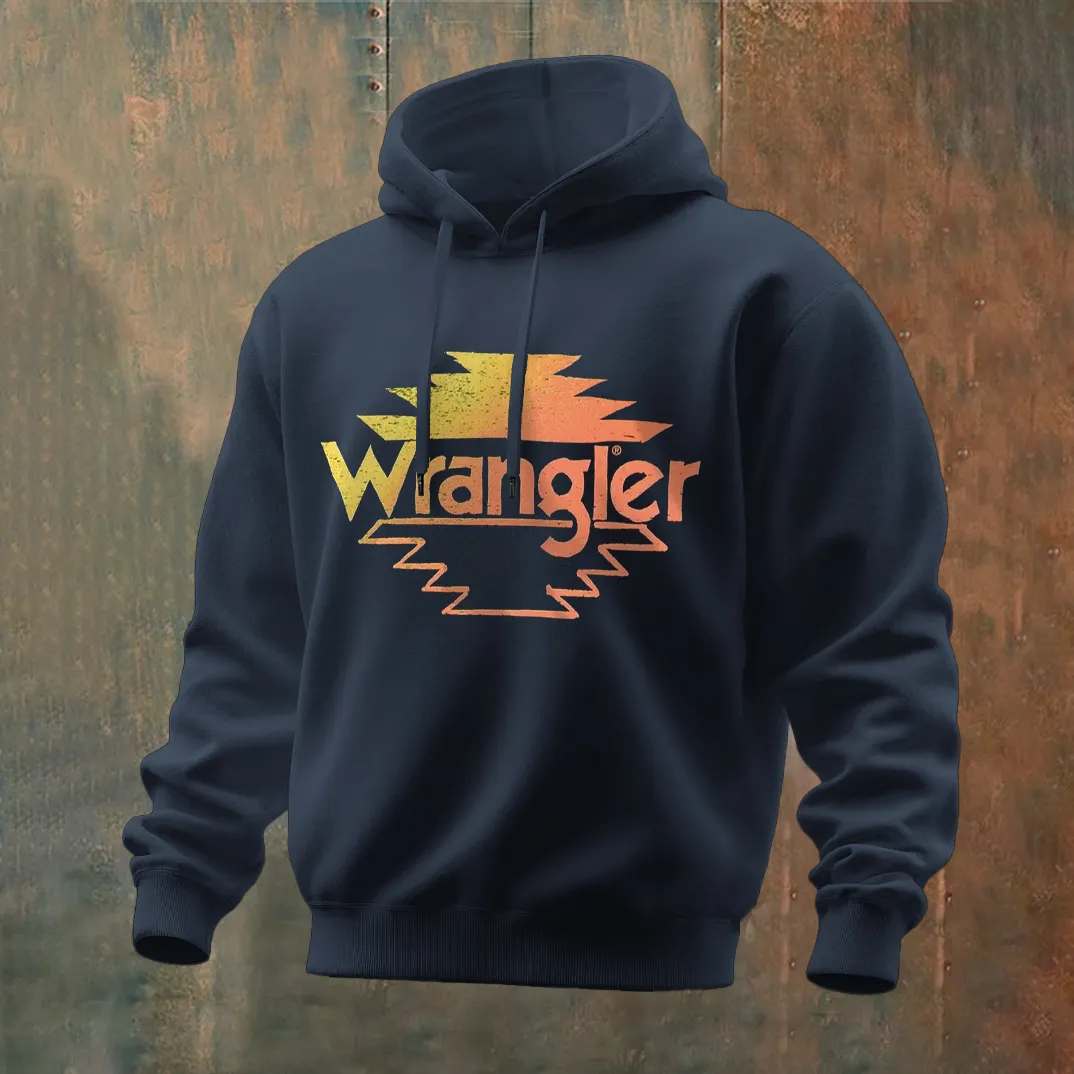 Stylish Unique Logo Design Men's Hoodie