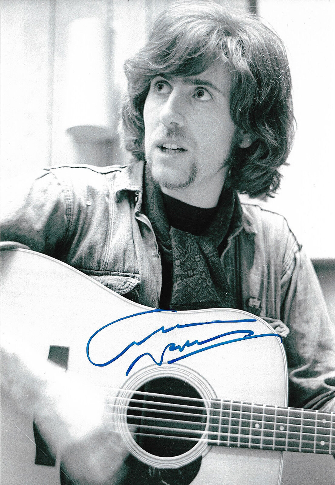 Graham Nash signed 8x12 inch Photo Poster painting autograph